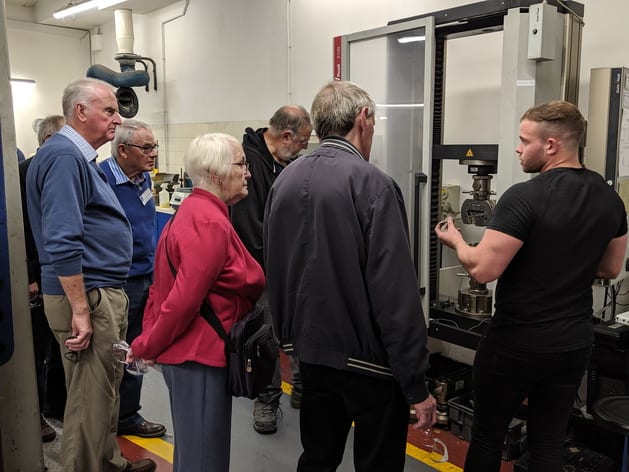 Engineers Association Visits Keighley Laboratories